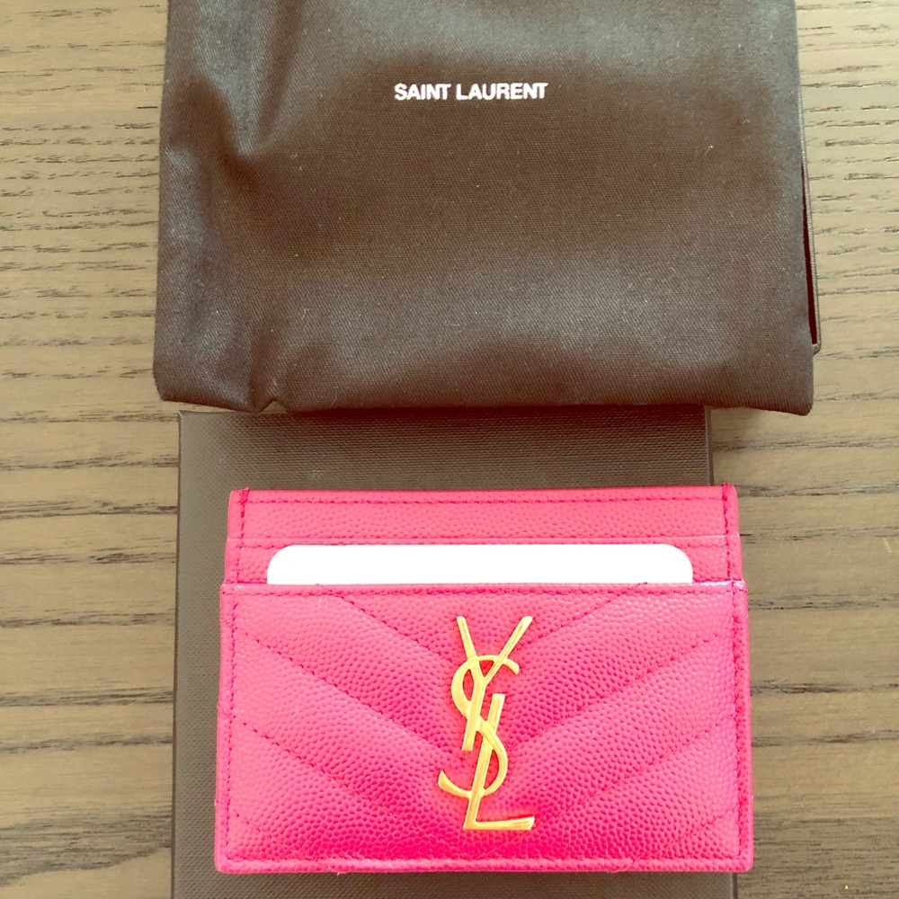 YSL monogramme card holder